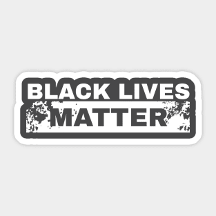 Black Lives Matter distressed Shirt, Printed Civil Rights T-Shirt, Black History, Activist T shirt, BLM shirt, equality shirt Sticker
